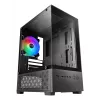 Mini Tower obudowa PC TACENS Mars Gaming MC-SE2 — Mini-ITX / Micro-ATX, czarna, okno boczne, zasilacz na dole, obsługa 2x2.5 cala + 1x3.5 cala