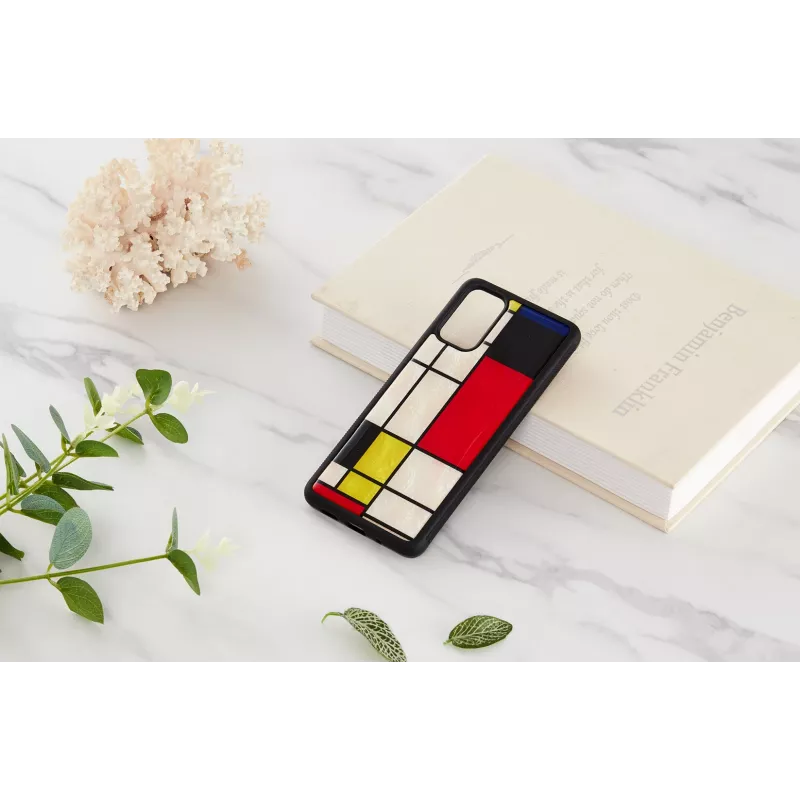 Etui ochronne iKins do Samsung Galaxy S20+ — wzór z czarnym nadrukiem