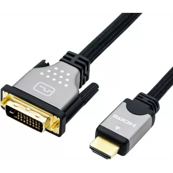 ROLINE 11.04.5876 Kabel-adapter wideo 1,5 m HDMI Typ A (Standard) DVI-D Czarny - Srebrny (11.04.5876)