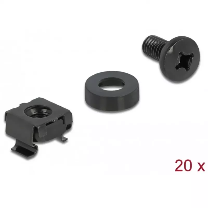 Bolts & nuts DeLOCK Zestaw montażowy do szafy sieciowej 66548