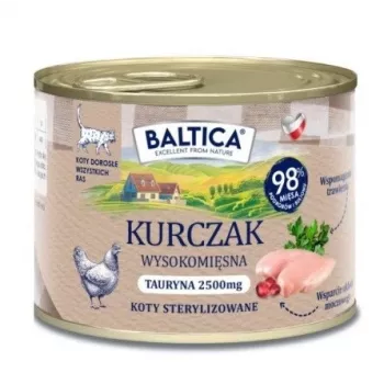 BALTICA smaki regionalne Kurczak - mokra karma dla kota - 185g