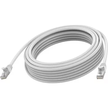 Vision - Kabel sieciowy - RJ-45 (M) do RJ-45 (M) - 5,0m - 6,2 mm - STP - CAT 6a - Wylewany, Snagless - Biały (TC 5MCAT6A)