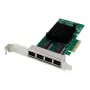 DIGITUS Karta sieciowa 4-portowa Gigabit Ethernet, RJ45, PCI Express, Intel I350