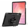 Ochronne etui z podstawką i paskiem na rękę Rugged jt berlin do Samsung Galaxy Tab S11 Ultra — czarne