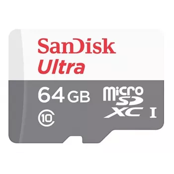 MicroSDXC SanDisk 64 GB Klasa 10 UHS-I SDSQUNR-064G-GN3MN