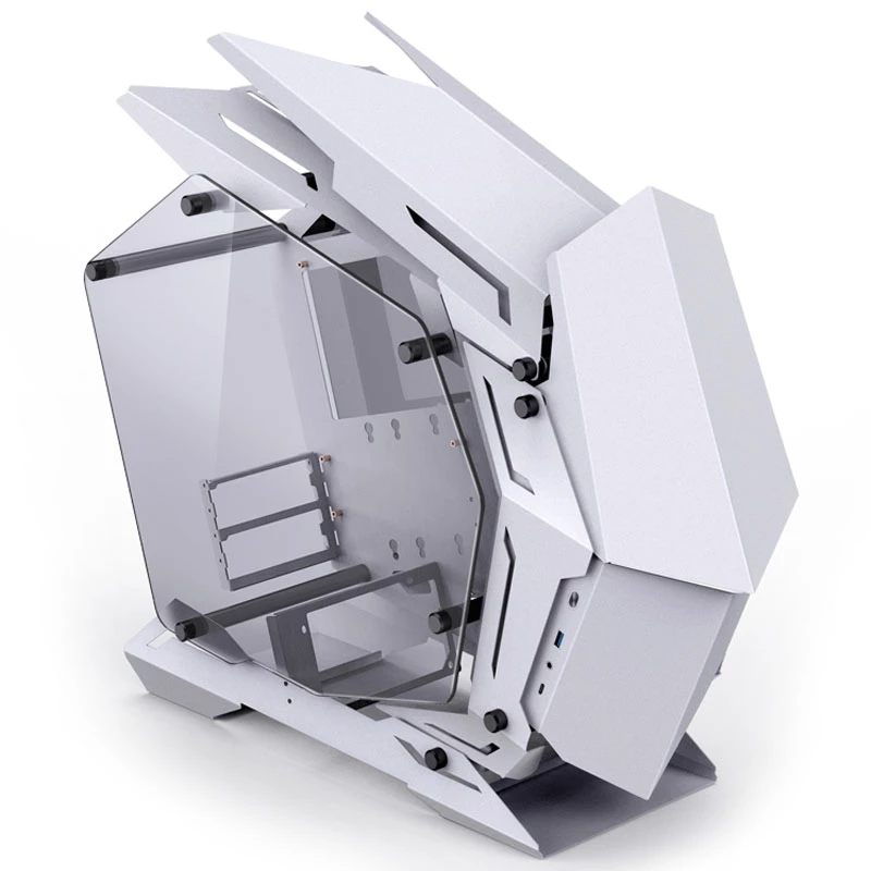 Mini Micro-ATX Tower Jonsbo MOD3 Tempered Glass biały PC case, Mini-ITX/Micro-ATX support