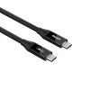 Kabel USB-C Unitek C14100ABK01-2M — 2 m, zasilanie 100 W, przesył danych 40 Gb/s