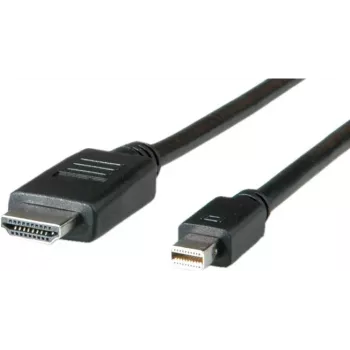 ROLINE - Kabel wideo - DisplayPort / HDMI - HDMI (M) do Mini DisplayPort (M) - 2 m - ekranowany - czarny (11.04.5796)