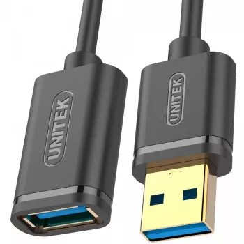 Kabel USB Unitek Y-C4030GBK 3 m USB 3.1 Typ-A na Typ-B (dane i ładowanie)