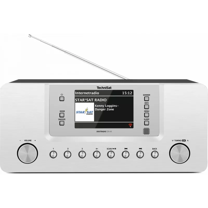 TechniSat DigitRadio 574 IR - Audiosystem - 2 x 5 Watt - Srebrny (0001/2951)