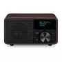 Radio Sangean DDR-7 Dark Wood FM/AM z Bluetooth — kompaktowy odbiornik stołowy z wykończeniem w ciemnym drewnie