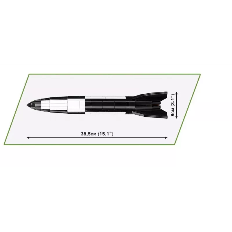 Zestaw konstrukcyjny COBI V2 Rocket 560 elementów II wojna światowa