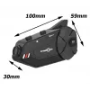Zestaw słuchawkowy FreedConn R1 PLUS E motocyklowy interkom Bluetooth, Bluetooth 5.0+EDR, zasięg 1000 m, IP65, FM, wideo 1080p, 30 h rozmów