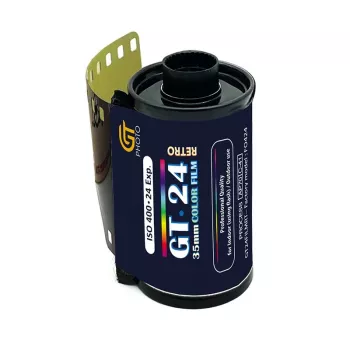 Film fotograficzny 35mm GT Photo GT24FILMRT Retro – format 35mm, film kolorowy negatyw