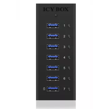 ICY BOX IB-AC618 USB 3.2 Gen 1 (3.1 Gen 1) Typ-B 5000 Mbit/s Czarny