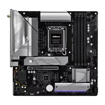 Płyta główna ASRock B860M LiveMixer WiFi — Intel B860, LGA 1851, micro ATX, DDR5, 4x DIMM, Wi‑Fi 6E, 2.5Gb LAN