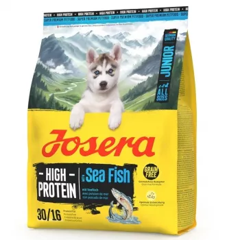 Sucha karma dla szczeniąt JOSERA High Protein Junior Sea Fish 3 kg — wysokobiałkowa formuła rybna dla rosnących psów