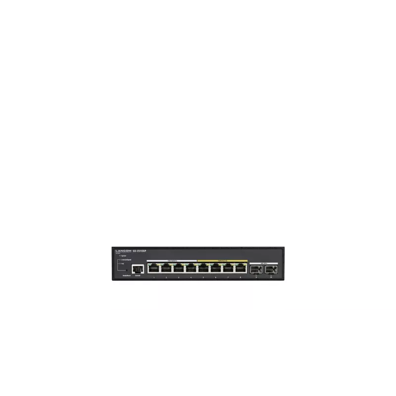 LANCOM GS-3510XP Zarządzany L2 2.5G Ethernet (100/1000/2500) Power over Ethernet (PoE) 1U Czarny