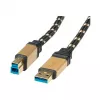 ROLINE Gold - Kabel USB - USB Typ A (M) na USB Typ B (M)