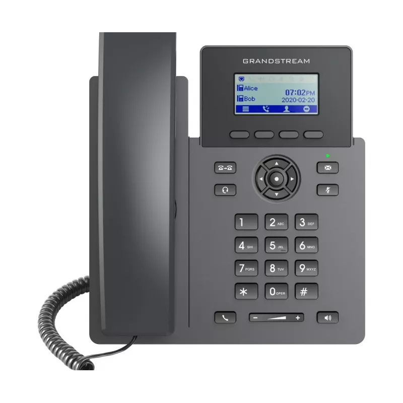 Grandstream Networks GRP2601P Telefon IP Czarny 2 linie LCD