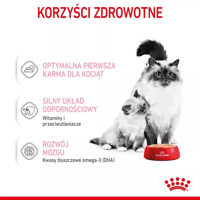 Royal Canin BABYCAT INSTINCTIVE - mokra karma dla kotów - 195 g