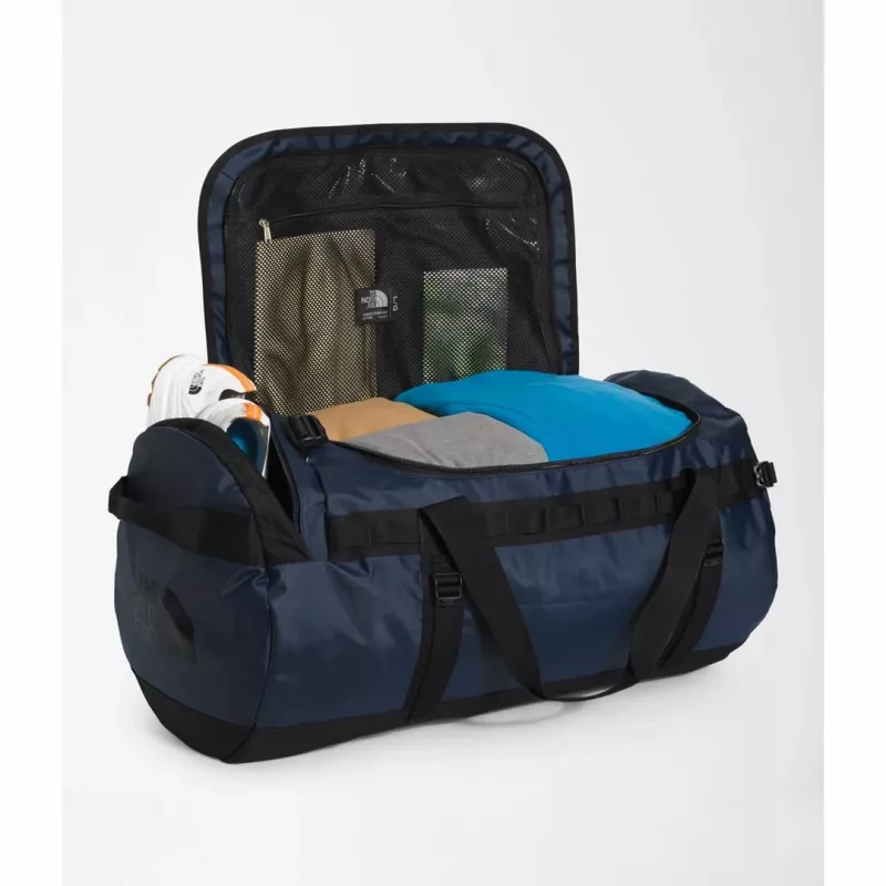 Torba sportowa The North Face Base Camp Duffel L 95 l poliester czarna, granatowa