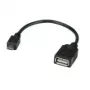Kabel USB 2.0 VALUE, USB 2.0 Typ Micro B - Typ A BU, OTG 0,15 m (11.99.8311)