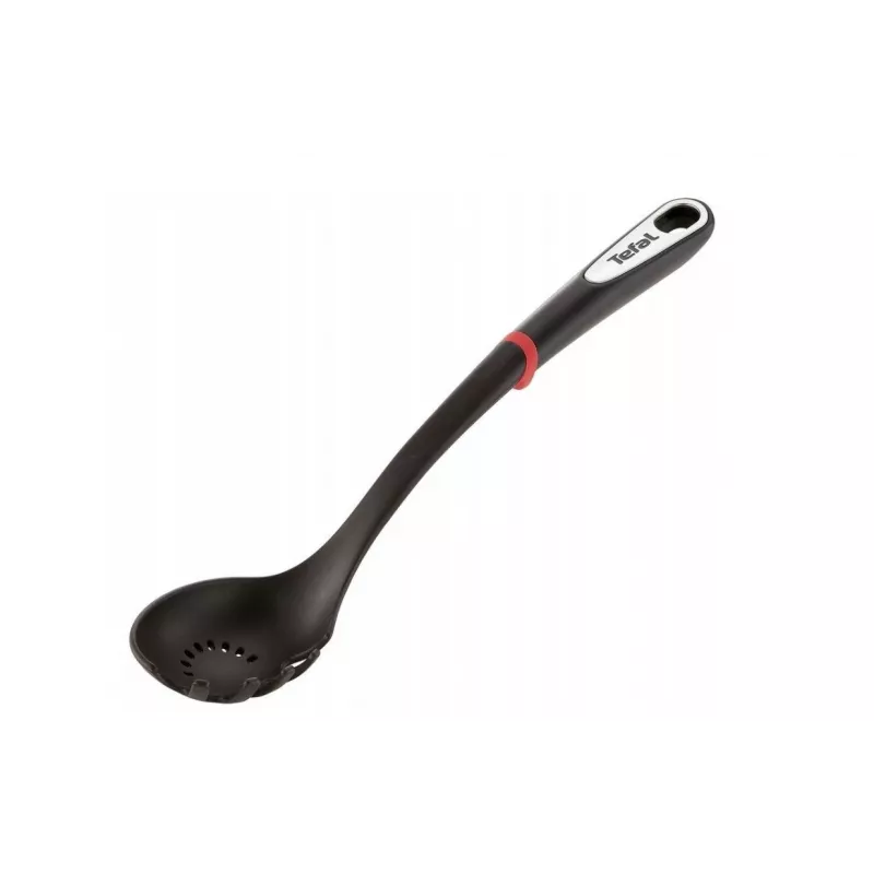 Łyżka do makaronu Tefal K20602, silikonowa, odporna na ciepło do 220°C, czarna, uchwyt TPR