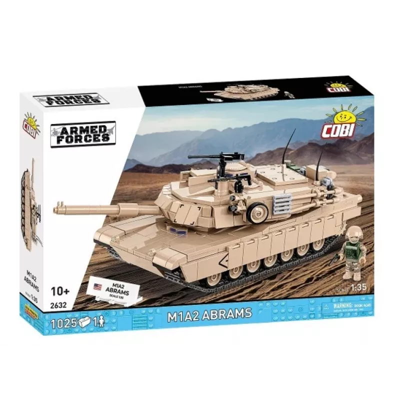 Klocki konstrukcyjne Cobi M1A2 Abrams 1025 elementów model CO BI-2632