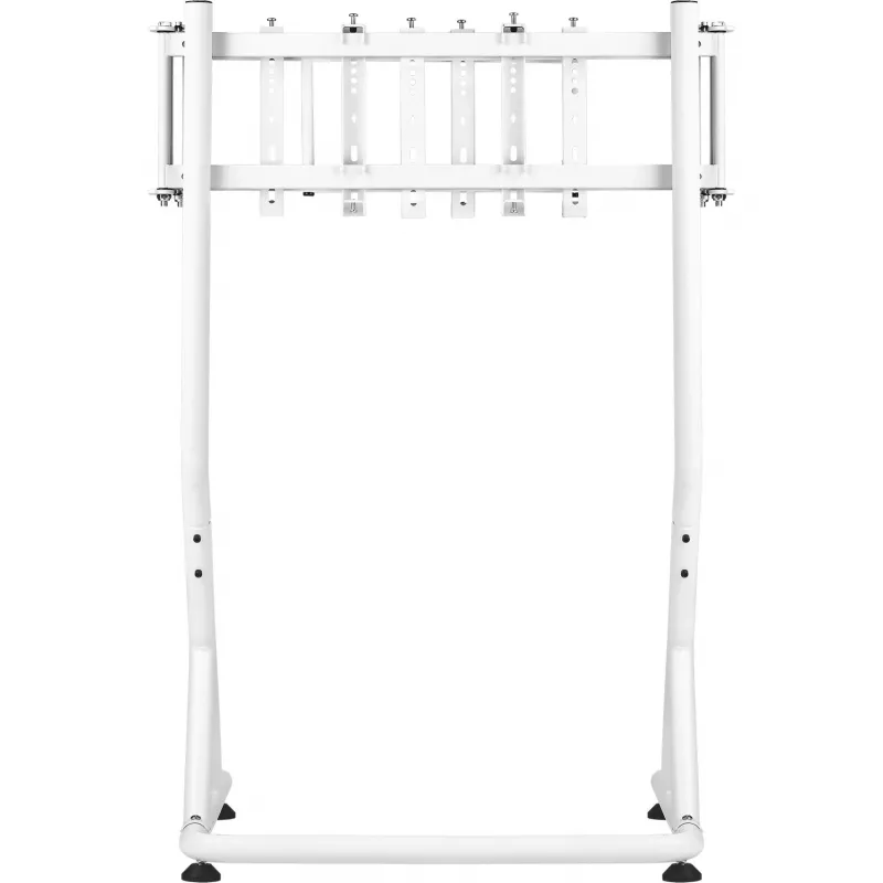 Triple Monitor Stand Snow, do kokpitu symulatora wyścigowego GR500, uchwyt do monitora biały, do monitorów 32 - 55
