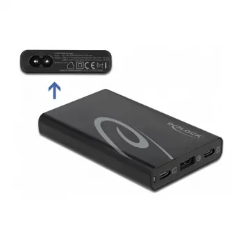DeLOCK Ładowarka USB 2 x USB Type-C PD 3.0 + 1 x USB Type-A, 60 W