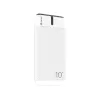 Power bank EnerGo 10000mAh biało-czarny