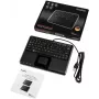 Klawiatura Perixx PERIBOARD-510H Plus USB Hiszpańska Czarna (PERIBOARD-510 H PLUS ES)