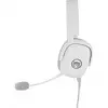 Zestaw słuchawkowy QPAD GAMIAC HS71 przewodowy, na głowę, USB Typ-C, wokółuszne, 20–20000 Hz, kabel 2,2 m, biały