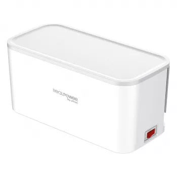 Przedłużacz sieciowy RealPower PowerBox 522 1,5 m 5 gniazd AC Wewnętrzny Biały
