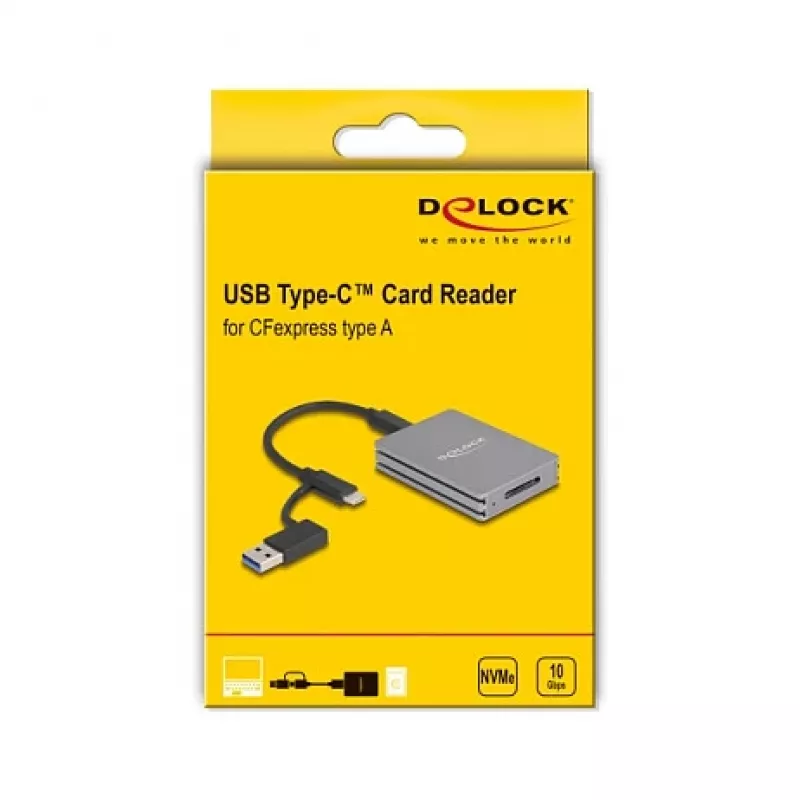 Delock 91012 Czytnik kart USB Typu-C dla CFexpress Typu A