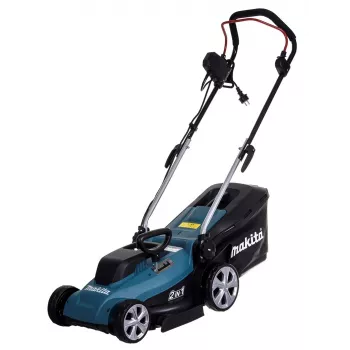 Makita ELM3320 kosiarka do trawy Kosiarka prowadzona Czarny, Turkusowy AC