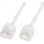 ROLINE UTP kabel krosowy Cat.6A Ultra- kurzer RJ45 Biały 5m - Network - UTP (21.15.4475)
