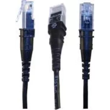 Kabel sieciowy PatchSee ThinPatch czarny 9,7 m Cat6a F/UTP FTP
