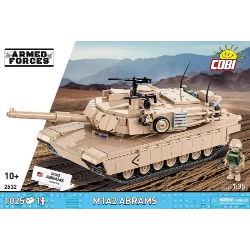 Klocki konstrukcyjne Cobi M1A2 Abrams 1025 elementów model CO BI-2632