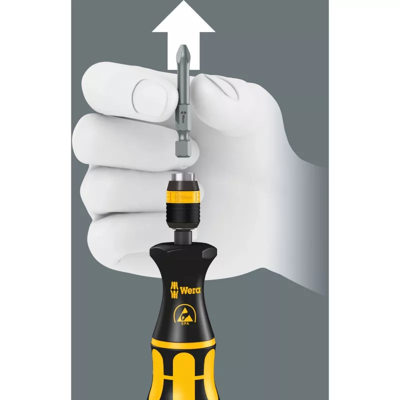Wera Kraftform Kompakt 60 ESD - Handhalter mit Bitset - 17 Stücke (05051043001)