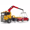 Zestaw pojazdów Scania Super 560R – pomoc drogowa i roadster