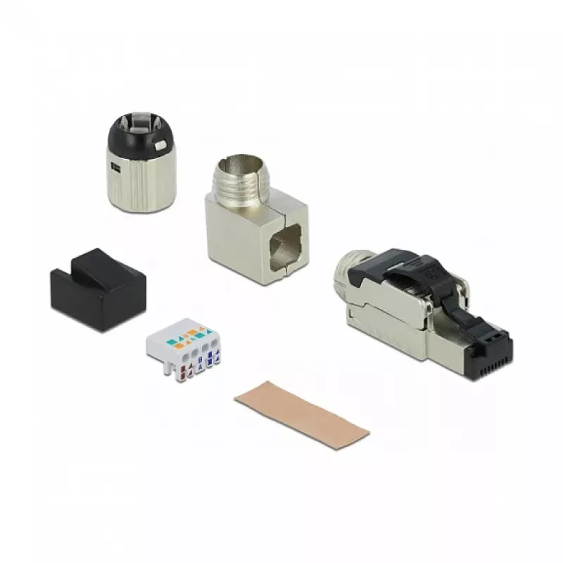 Złącze kablowe DeLOCK 86489 1x RJ-45 Szary
