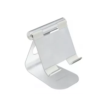 TERRATEC iTab M - Podstawka pod telefon / tablet - Aluminium - Srebrny - Rozmiar ekranu: 8,8-25 cm (3.5-10) - Podstawka biurkowa (219728)