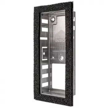 Puszka podtynkowa DoorBird D1101V Czarna Stal nierdzewna 40 mm