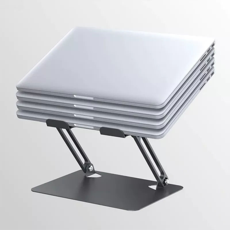 Podstawka pod laptop MEDIA-TECH MT2661 — regulowana wysokość, składana aluminiowa konstrukcja dla notebooków do 17 cali