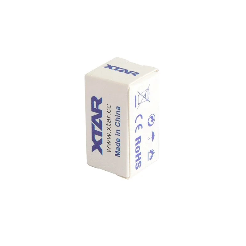 Akumulator XTAR 16340 (CR123) Li‑ion 3,7 V 850 mAh, wysokość 34 mm, średnica 1,6 cm