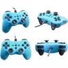 Przewodowy kontroler SUBSONIC SA5488-1 Neon niebieski — dla Nintendo Switch, połączenie przewodowe