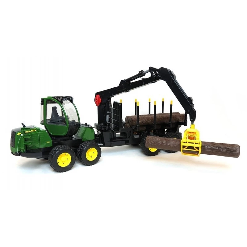 Bruder John Deere 1210E Forwarder z chwytakiem