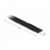 Taśma DeLOCK na rzep 3 m x 20 mm, czarna, nylon
